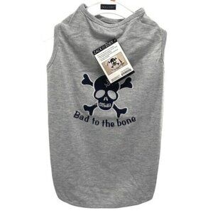 Zack & Zoey Skull Rhinestone Dog Tee Shirt